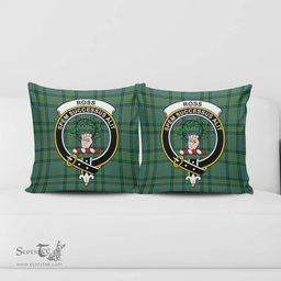 ScotsTee Shop Scottish Ross Hunting Ancient Clan Crest Tartan Pillow/ Pillow Cover Tartan Accessories for Home