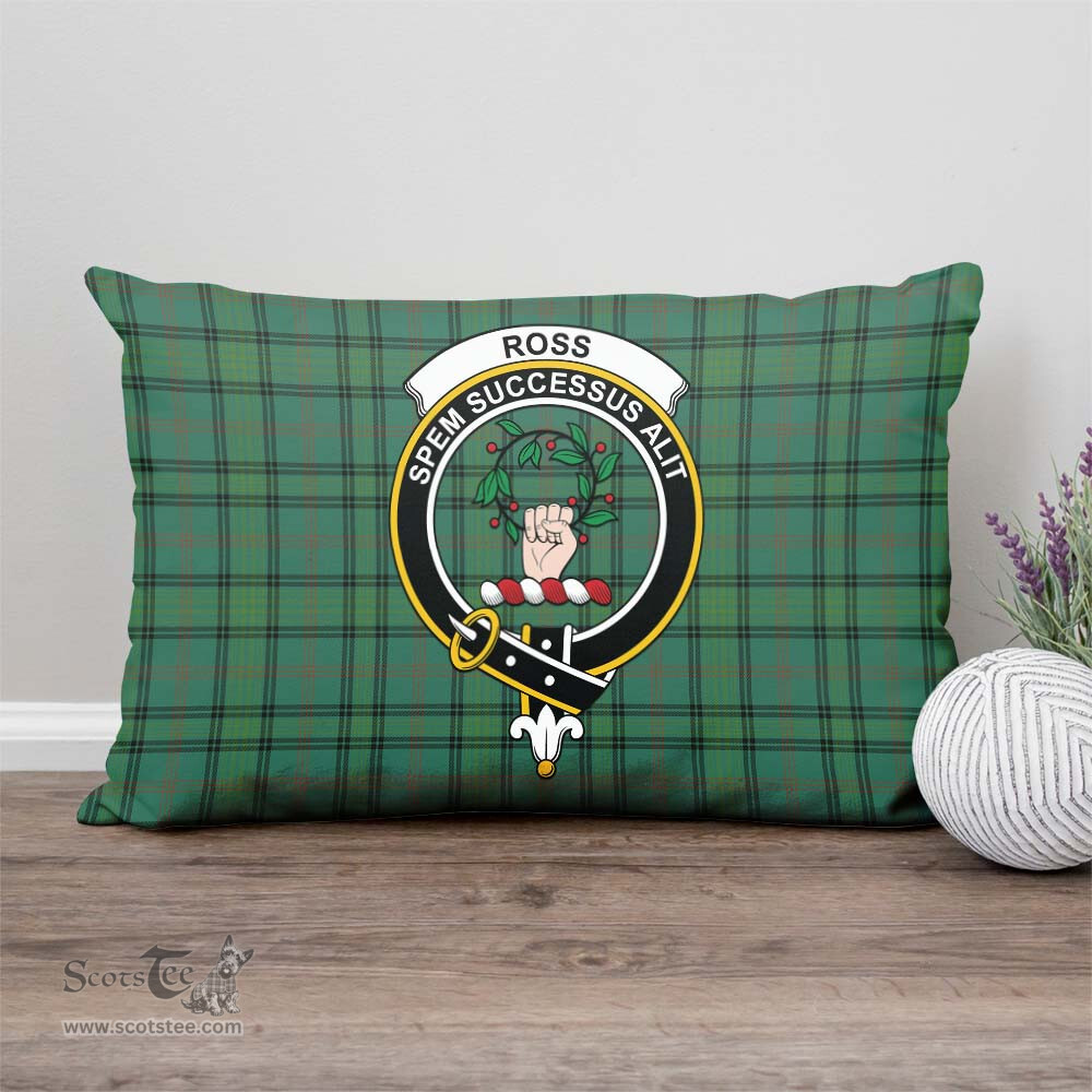 ScotsTee Shop Scottish Ross Hunting Ancient Clan Crest Tartan Pillow/ Pillow Cover Tartan Accessories for Home