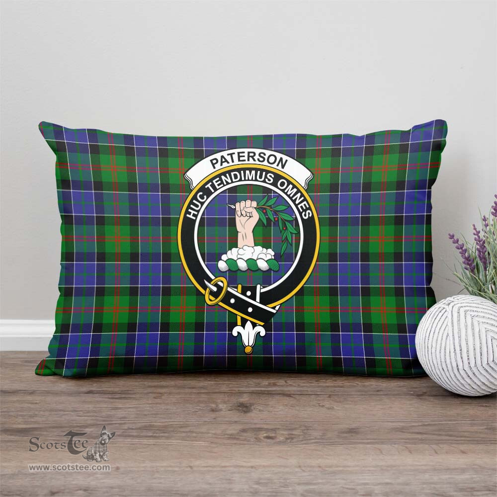 ScotsTee Shop Scottish Paterson Clan Crest Tartan Pillow/ Pillow Cover Tartan Accessories for Home