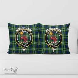 ScotsTee Shop Scottish Spottiswood Clan Crest Tartan Pillow/ Pillow Cover Tartan Accessories for Home