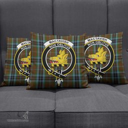 ScotsTee Shop Scottish MacTavish Hunting Clan Crest Tartan Pillow/ Pillow Cover Tartan Accessories for Home