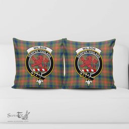 ScotsTee Shop Scottish Wilson Ancient Clan Crest Tartan Pillow/ Pillow Cover Tartan Accessories for Home