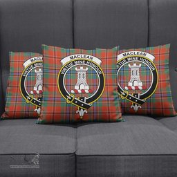 ScotsTee Shop Scottish MacLean of Duart Ancient Clan Crest Tartan Pillow/ Pillow Cover Tartan Accessories for Home