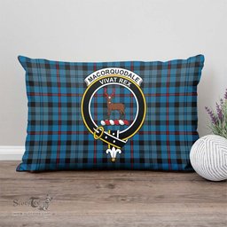 ScotsTee Shop Scottish MacCorquodale Clan Crest Tartan Pillow/ Pillow Cover Tartan Accessories for Home