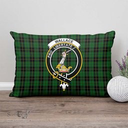 ScotsTee Shop Scottish Wallace Hunting Clan Crest Tartan Pillow/ Pillow Cover Tartan Accessories for Home