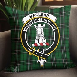 ScotsTee Shop Scottish MacLean of Duart Hunting Clan Crest Tartan Pillow/ Pillow Cover Tartan Accessories for Home