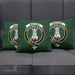 ScotsTee Shop Scottish MacLean of Duart Hunting Clan Crest Tartan Pillow/ Pillow Cover Tartan Accessories for Home