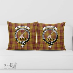 ScotsTee Shop Scottish MacMillan Dress Clan Crest Tartan Pillow/ Pillow Cover Tartan Accessories for Home