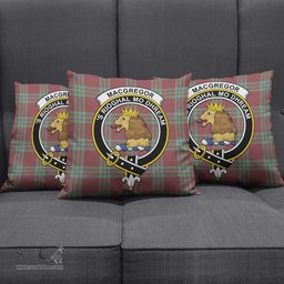 ScotsTee Shop Scottish MacGregor Hunting Ancient Clan Crest Tartan Pillow/ Pillow Cover Tartan Accessories for Home