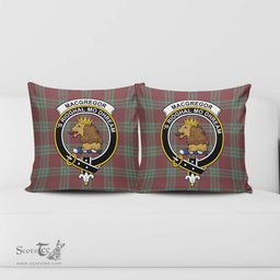ScotsTee Shop Scottish MacGregor Hunting Ancient Clan Crest Tartan Pillow/ Pillow Cover Tartan Accessories for Home
