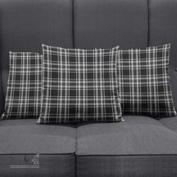 ScotsTee Shop Scottish Stewart Black and White Clan Tartan Pillow/ Pillow Cover Tartan Accessories for Home