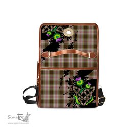ScotsTee Shop Scottish Anderson Dress Clan Tartan Canvas Bag Celtic Knot and Thistle with Scotland Map Bag