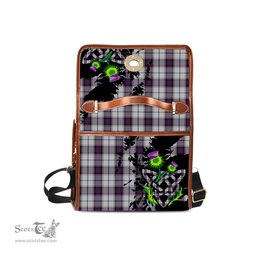 ScotsTee Shop Scottish Alexander of Menstry Dress Clan Tartan Canvas Bag Celtic Knot and Thistle with Scotland Map Bag
