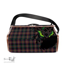 ScotsTee Shop Scottish Cameron Highlanders of Ottawa Clan Tartan Canvas Bag Celtic Knot and Thistle with Scotland Map Bag