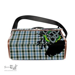 ScotsTee Shop Scottish Henderson Dress Clan Tartan Canvas Bag Celtic Knot and Thistle with Scotland Map Bag