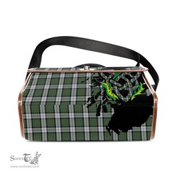 ScotsTee Shop Scottish MacLaren Dress Clan Tartan Canvas Bag Celtic Knot and Thistle with Scotland Map Bag