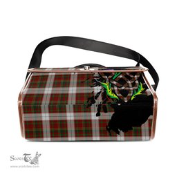 ScotsTee Shop Scottish Mapple Leaf Dress Clan Tartan Canvas Bag Celtic Knot and Thistle with Scotland Map Bag