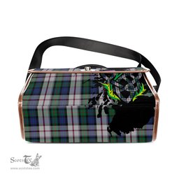 ScotsTee Shop Scottish Lauder Dress Clan Tartan Canvas Bag Celtic Knot and Thistle with Scotland Map Bag