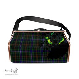 ScotsTee Shop Scottish MacKean Hunting Clan Tartan Canvas Bag Celtic Knot and Thistle with Scotland Map Bag