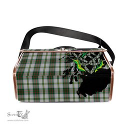 ScotsTee Shop Scottish Taylor Dress Clan Tartan Canvas Bag Celtic Knot and Thistle with Scotland Map Bag