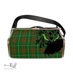 ScotsTee Shop Scottish O'Neill Australia Clan Tartan Canvas Bag Celtic Knot and Thistle with Scotland Map Bag