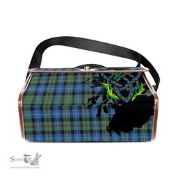 ScotsTee Shop Scottish Smith Ancient Clan Tartan Canvas Bag Celtic Knot and Thistle with Scotland Map Bag