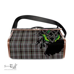 ScotsTee Shop Scottish Southwick Clan Tartan Canvas Bag Celtic Knot and Thistle with Scotland Map Bag