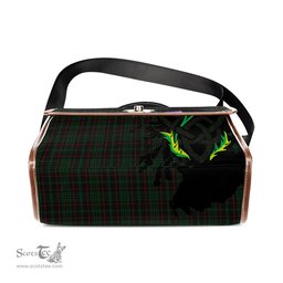 ScotsTee Shop Scottish Renwick Clan Tartan Canvas Bag Celtic Knot and Thistle with Scotland Map Bag