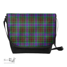 ScotsTee Shop Scottish Brodie Hunting Modern Clan Tartan Messenger Bag Plaid Shoulder Bag