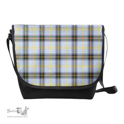 ScotsTee Shop Scottish Bell of the Borders Clan Tartan Messenger Bag Plaid Shoulder Bag