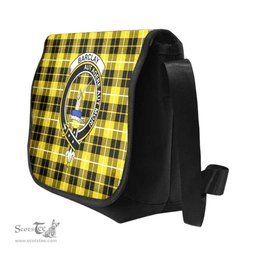 ScotsTee Shop Scottish Barclay Clan Crest Tartan Messenger Bag Plaid Shoulder Bag