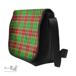 ScotsTee Shop Scottish Baxter Modern Clan Tartan Messenger Bag Plaid Shoulder Bag