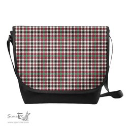ScotsTee Shop Scottish Borthwick Dress Ancient Clan Tartan Messenger Bag Plaid Shoulder Bag