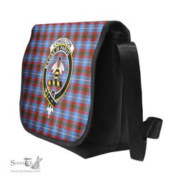 ScotsTee Shop Scottish Congilton Clan Crest Tartan Messenger Bag Plaid Shoulder Bag