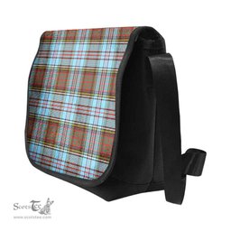 ScotsTee Shop Scottish Anderson Ancient Clan Tartan Messenger Bag Plaid Shoulder Bag