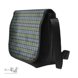 ScotsTee Shop Scottish Campbell Faded Clan Tartan Messenger Bag Plaid Shoulder Bag