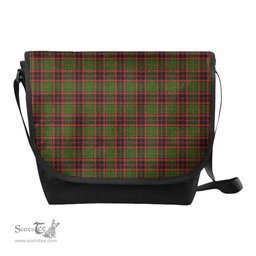 ScotsTee Shop Scottish Buchan Modern Clan Tartan Messenger Bag Plaid Shoulder Bag