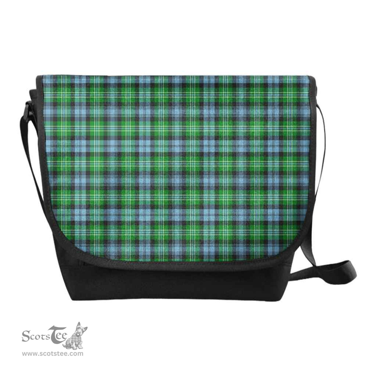 ScotsTee Shop Scottish Arbuthnot Ancient Clan Tartan Messenger Bag Plaid Shoulder Bag