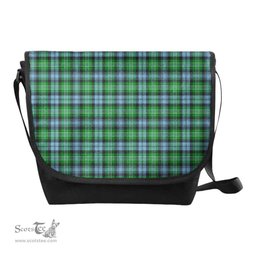 ScotsTee Shop Scottish Arbuthnot Ancient Clan Tartan Messenger Bag Plaid Shoulder Bag