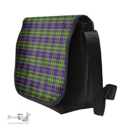 ScotsTee Shop Scottish Ayrshire District Clan Tartan Messenger Bag Plaid Shoulder Bag