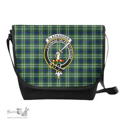 ScotsTee Shop Scottish Blackadder Clan Crest Tartan Messenger Bag Plaid Shoulder Bag