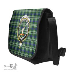 ScotsTee Shop Scottish Blackadder Clan Crest Tartan Messenger Bag Plaid Shoulder Bag