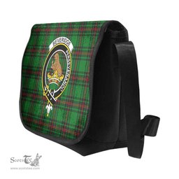 ScotsTee Shop Scottish Beveridge Clan Crest Tartan Messenger Bag Plaid Shoulder Bag