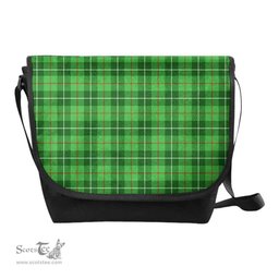 ScotsTee Shop Scottish Galloway District Clan Tartan Messenger Bag Plaid Shoulder Bag