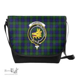 ScotsTee Shop Scottish Campbell of Breadalbane Clan Crest Tartan Messenger Bag Plaid Shoulder Bag
