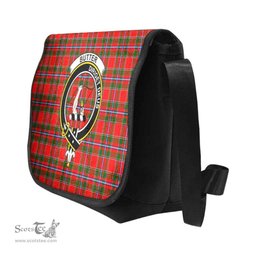 ScotsTee Shop Scottish Butter Clan Crest Tartan Messenger Bag Plaid Shoulder Bag
