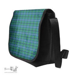 ScotsTee Shop Scottish Douglas Ancient Clan Tartan Messenger Bag Plaid Shoulder Bag