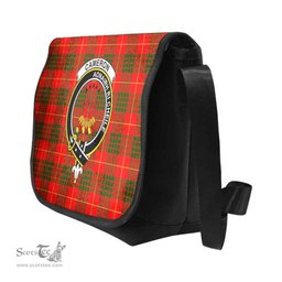 ScotsTee Shop Scottish Cameron Clan Crest Tartan Messenger Bag Plaid Shoulder Bag