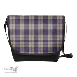 ScotsTee Shop Scottish Cunningham Dress Blue Dancers Clan Tartan Messenger Bag Plaid Shoulder Bag