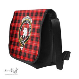 ScotsTee Shop Scottish Cunningham Clan Crest Tartan Messenger Bag Plaid Shoulder Bag